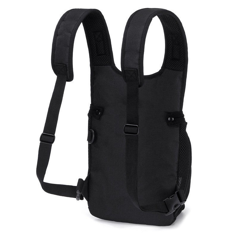 JMT-839050 Foldable Pet Backpack – Practical Canvas Mesh Carrier for Pets