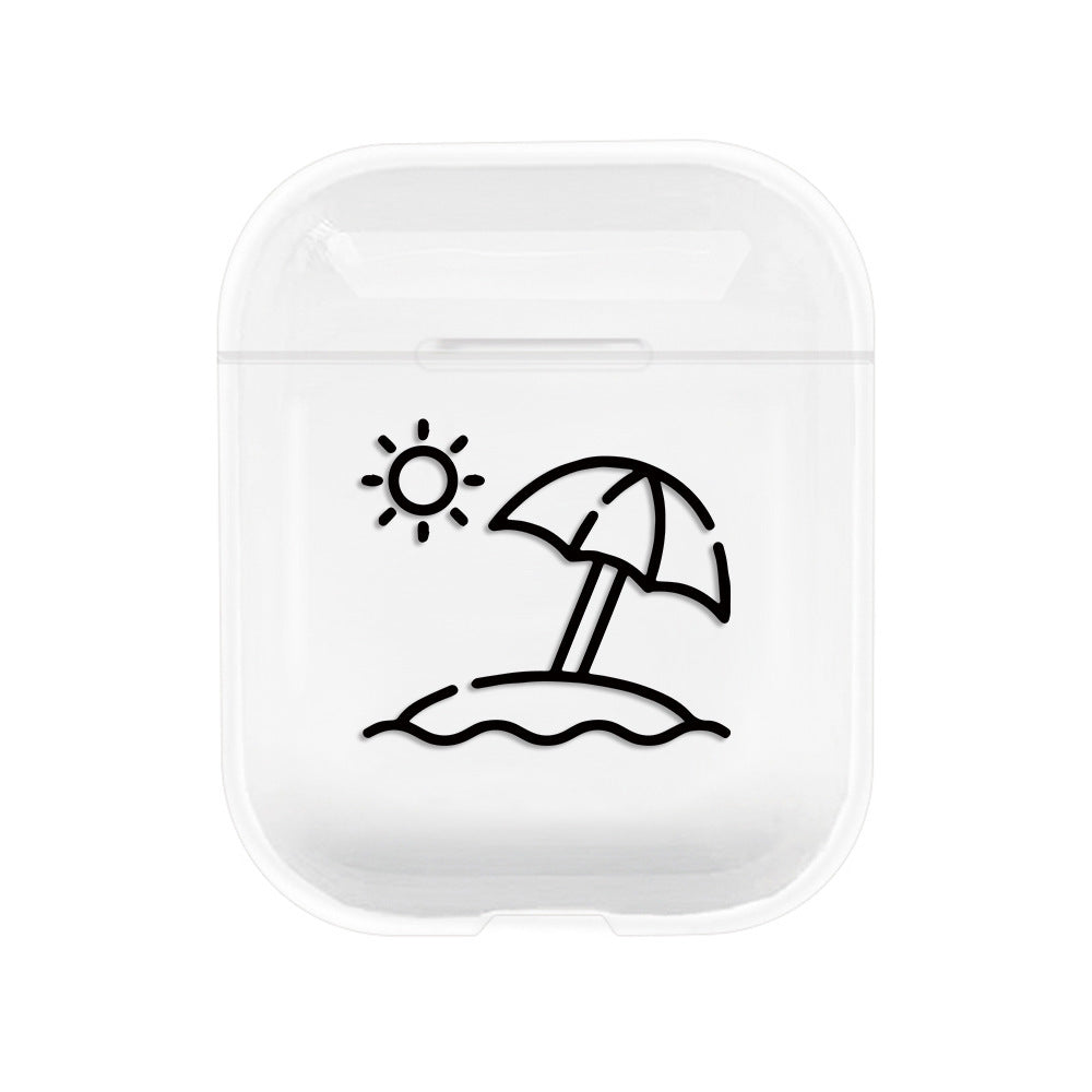 JMT-839370 Apple AirPods 1/2 Generation Anti-Fall Protective Bluetooth Headset Case