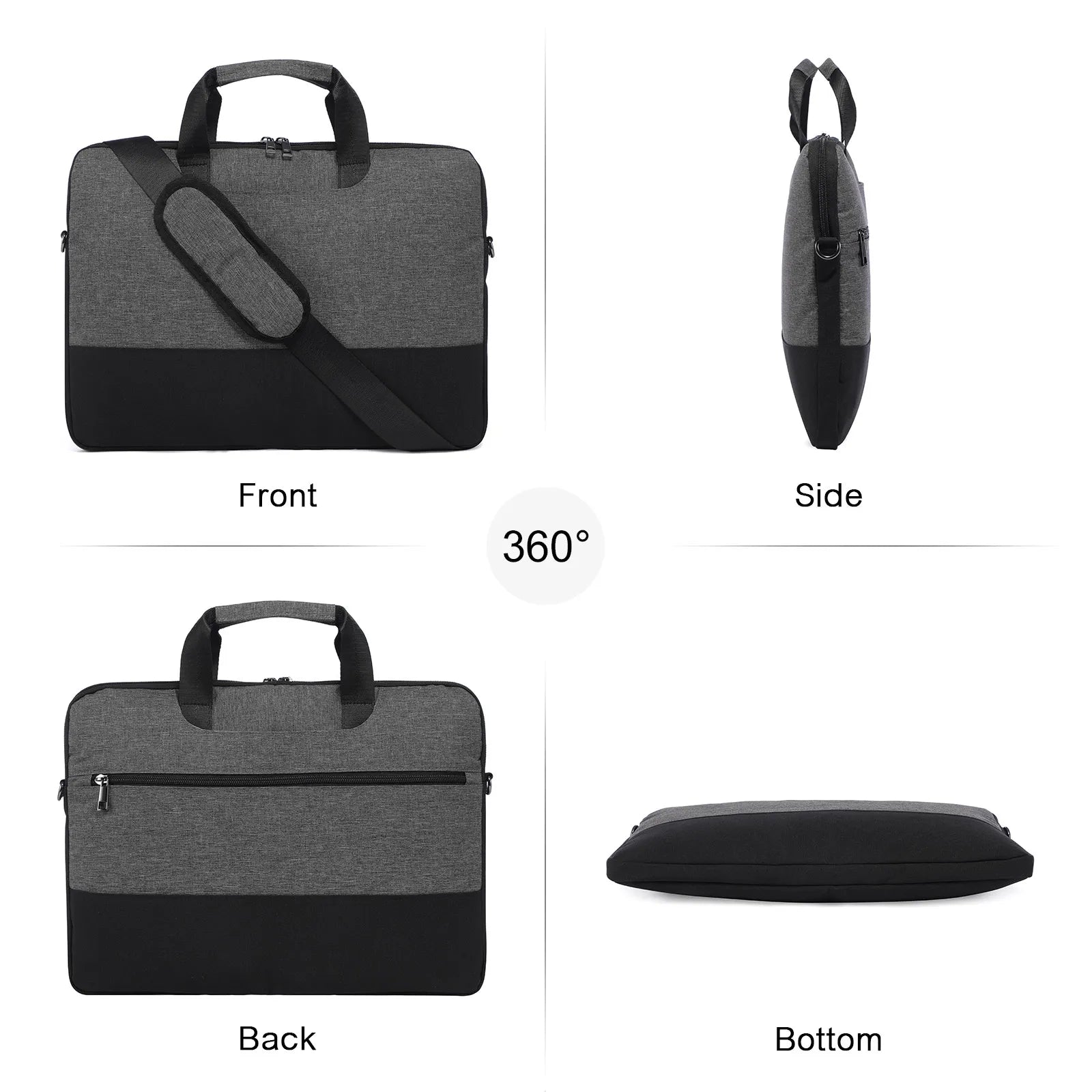 JMT-839370 Women's Laptop Bag for 15.6 Inch Laptop - Stylish Computer Briefcase with 4 Compartments for Work and Travel