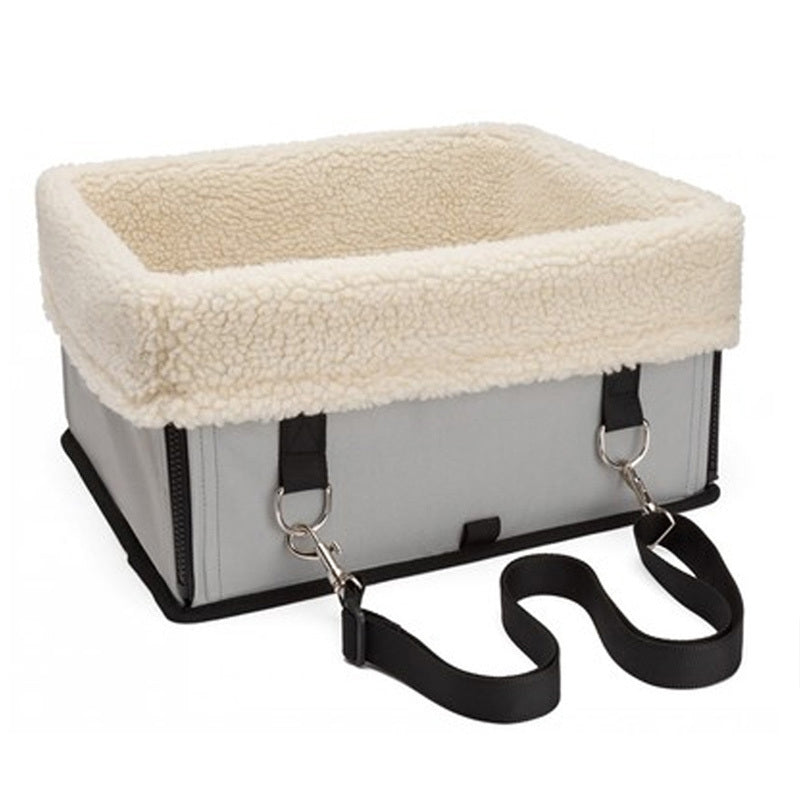 JMT-839562 Thickened Waterproof Double Layer Dog Car Seat Pad with Detachable Cashmere Lining