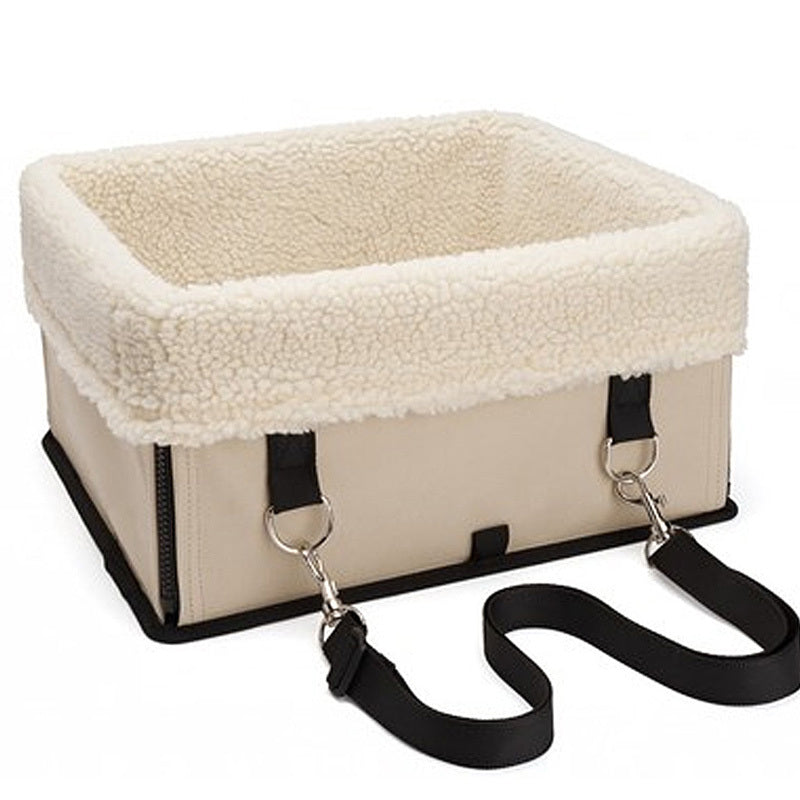 JMT-839562 Thickened Waterproof Double Layer Dog Car Seat Pad with Detachable Cashmere Lining