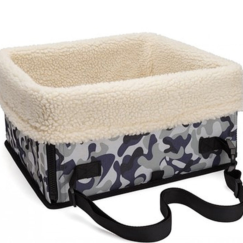 JMT-839562 Thickened Waterproof Double Layer Dog Car Seat Pad with Detachable Cashmere Lining
