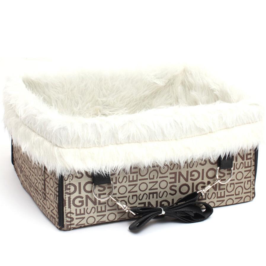 JMT-839562 Thickened Waterproof Double Layer Dog Car Seat Pad with Detachable Cashmere Lining