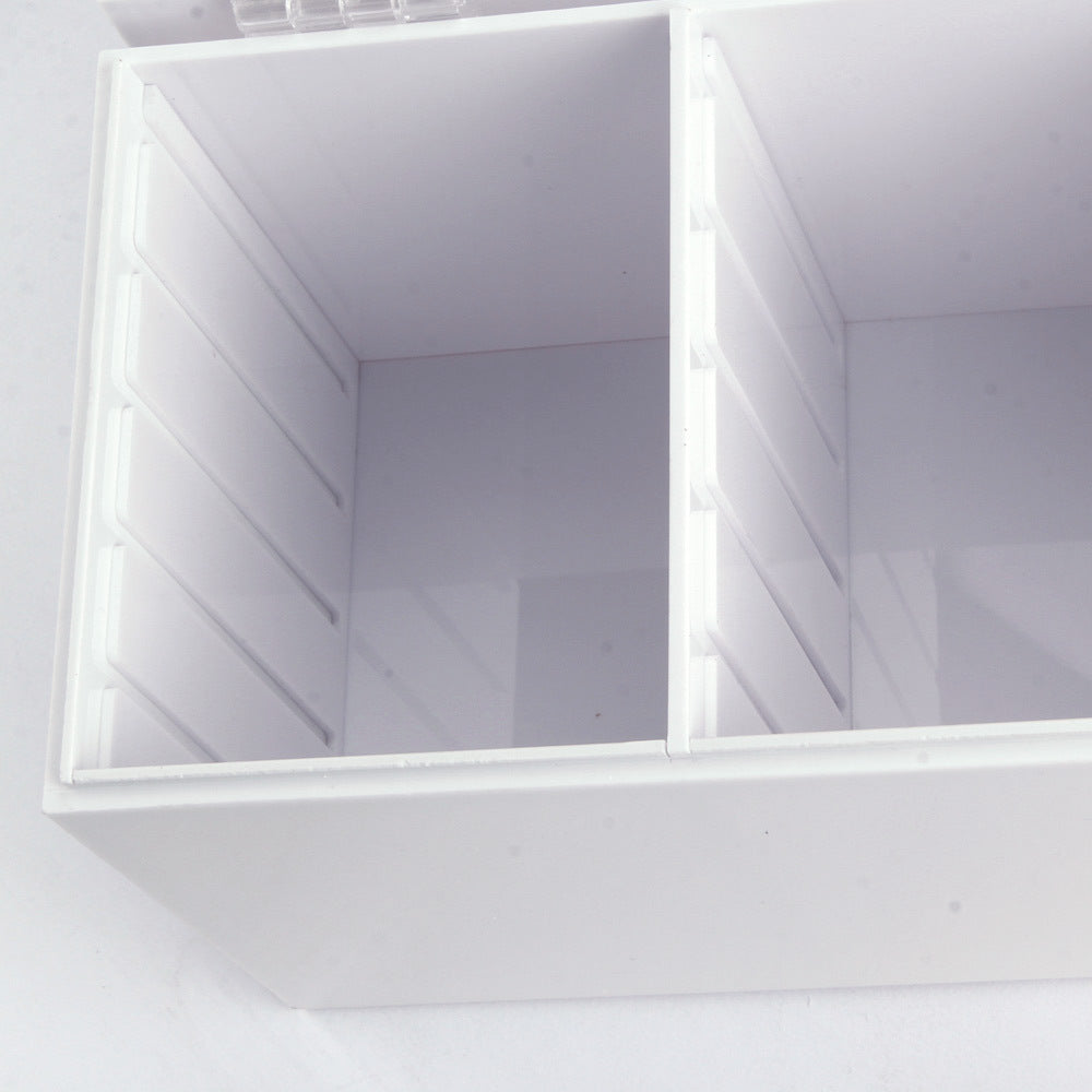 JMT-839818 Acrylic Eyelash Storage Box with Dust-Proof Flip Cover for Easy Organization