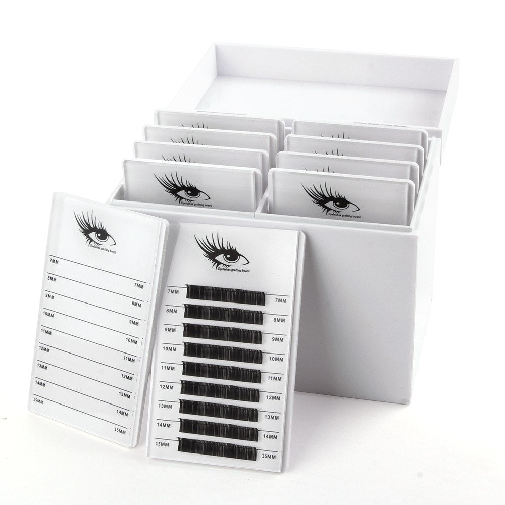 JMT-839818 Acrylic Eyelash Storage Box with Dust-Proof Flip Cover for Easy Organization