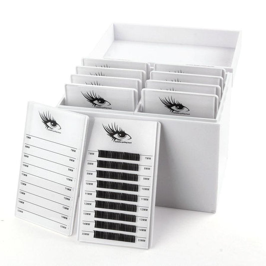 JMT-839818 Acrylic Eyelash Storage Box with Dust-Proof Flip Cover for Easy Organization