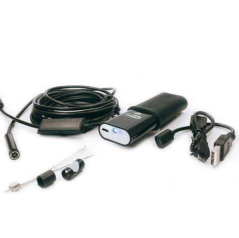 JMT-839818 WiFi Endoscope Camera with 8mm Lens, 2MP CMOS, 30FPS, IP67 Waterproof, Compatible with Android/iPhone