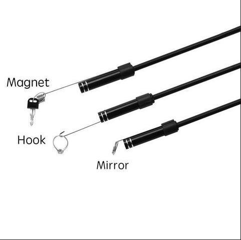 JMT-839818 WiFi Endoscope Camera with 8mm Lens, 2MP CMOS, 30FPS, IP67 Waterproof, Compatible with Android/iPhone