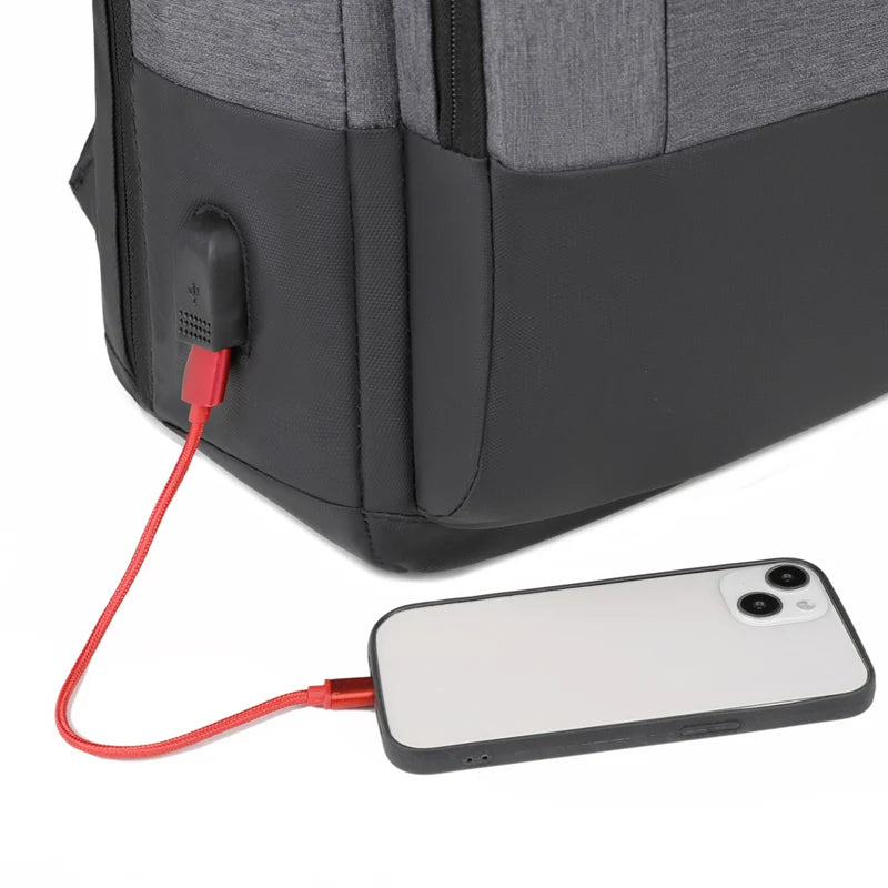 JMT-839882 Versatile Large Capacity Laptop Backpack with USB Charging for Business, Travel, and Daily Use