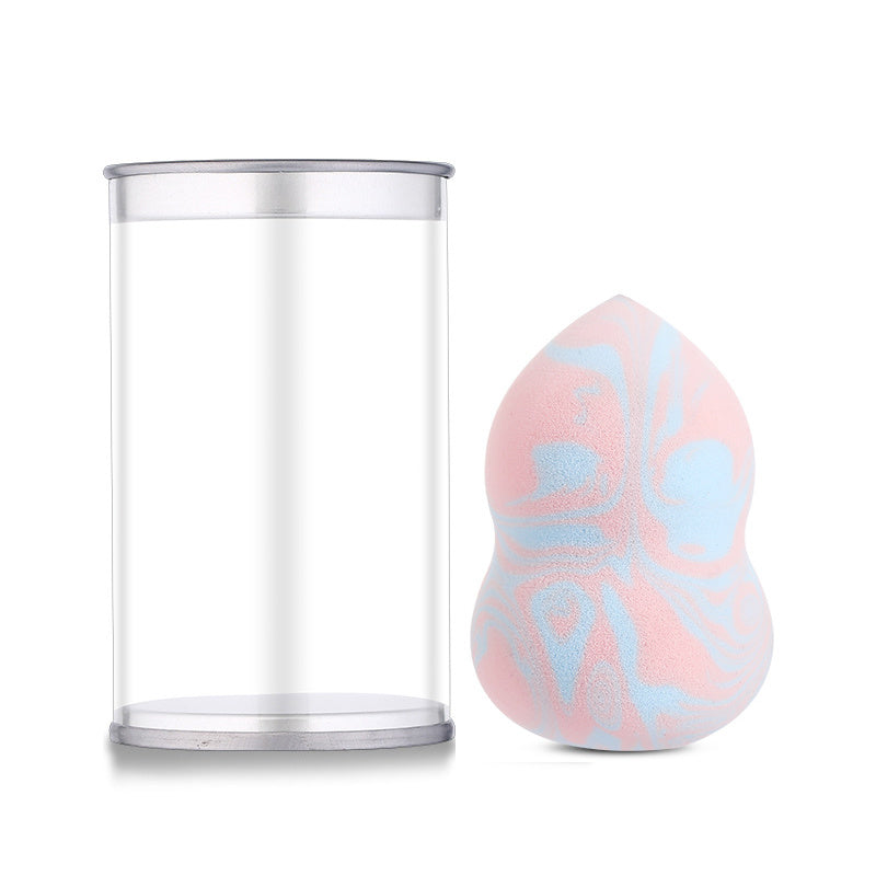 JMT-840138 Multi-Use Latex-Free Makeup Sponge Set for Flawless Application - 6 Colorful Sponges & 2 Puffs