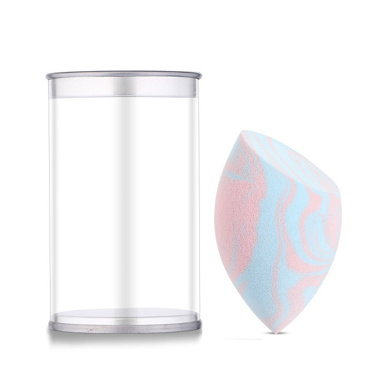 JMT-840138 Multi-Use Latex-Free Makeup Sponge Set for Flawless Application - 6 Colorful Sponges & 2 Puffs