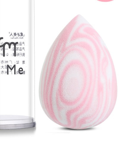 JMT-840138 Multi-Use Latex-Free Makeup Sponge Set for Flawless Application - 6 Colorful Sponges & 2 Puffs
