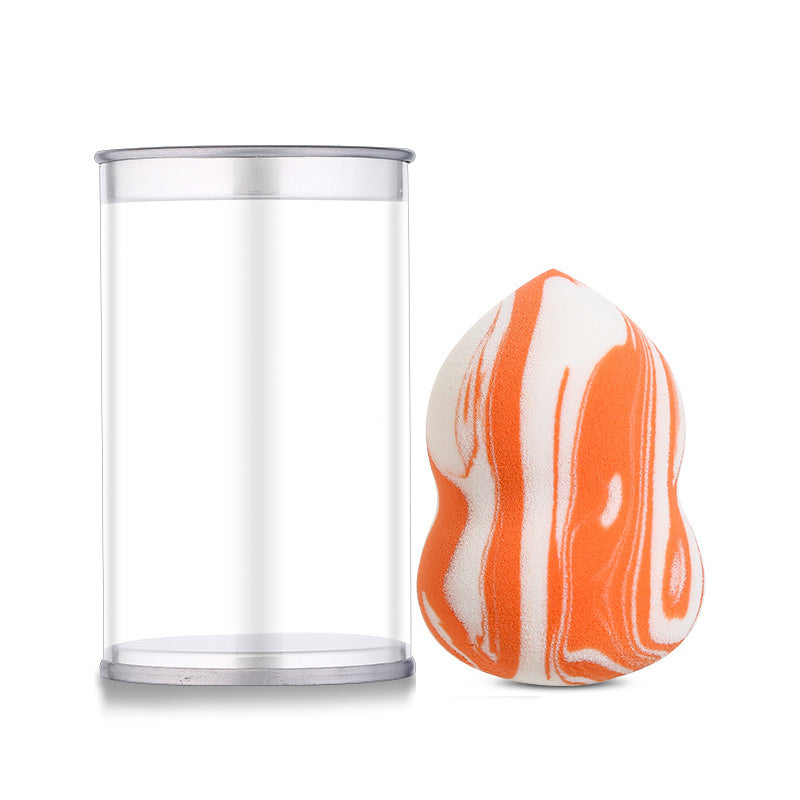 JMT-840138 Multi-Use Latex-Free Makeup Sponge Set for Flawless Application - 6 Colorful Sponges & 2 Puffs