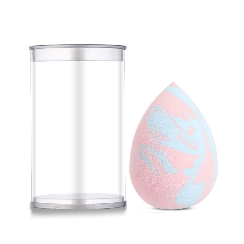 JMT-840138 Multi-Use Latex-Free Makeup Sponge Set for Flawless Application - 6 Colorful Sponges & 2 Puffs