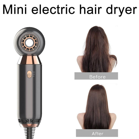 JMT-840202 Leafless 800W Hair Dryer with 2-Speed Settings and Negative Ionic Technology, Portable for Salon Use