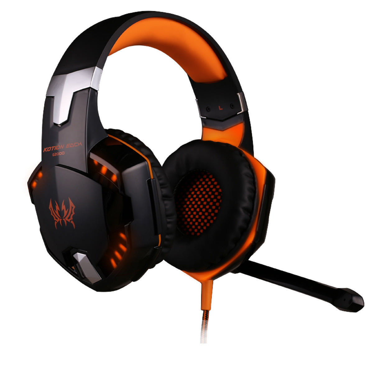 JMT-840202 Wired Gaming Headset with Microphone - G9000 Headphones for PS4, PC, and Mobile Devices
