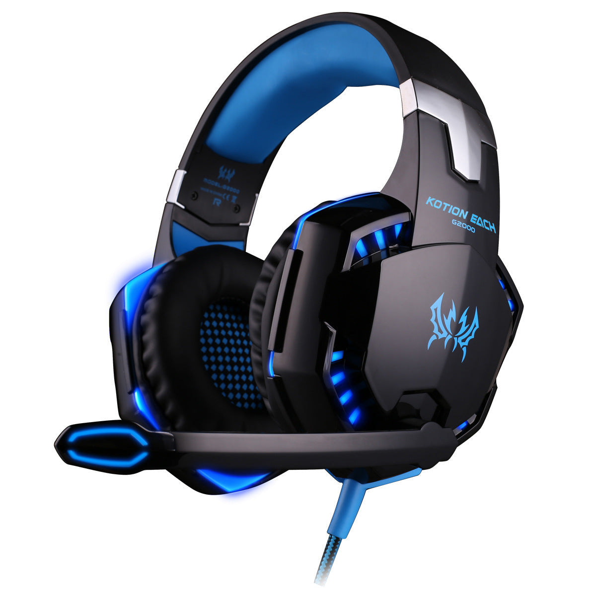 JMT-840202 Wired Gaming Headset with Microphone - G9000 Headphones for PS4, PC, and Mobile Devices