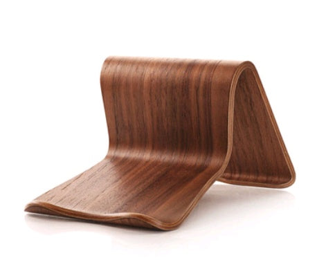JMT-840714 Bamboo Wood Adjustable Tablet and Phone Stand for iPad and Mobile Devices