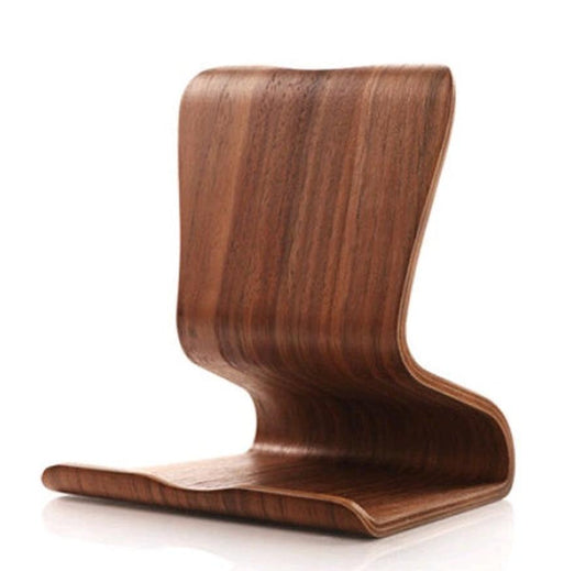 JMT-840714 Bamboo Wood Adjustable Tablet and Phone Stand for iPad and Mobile Devices