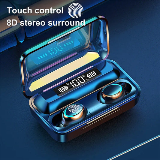 JMT-841034 Wireless TWS 5.1 Earbuds with Charging Box and Built-in Microphone for Sports