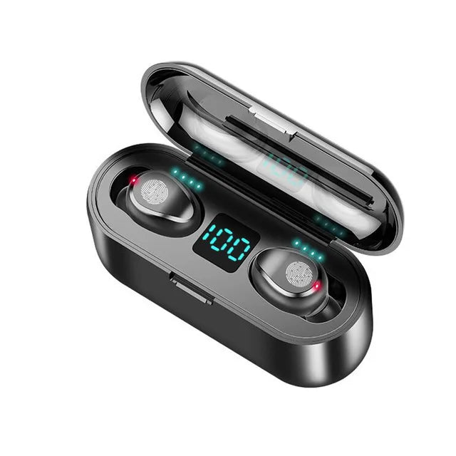 JMT-841034 Wireless TWS 5.1 Earbuds with Charging Box and Built-in Microphone for Sports