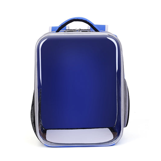 JMT-841098 Portable Panoramic Cat and Dog Backpack - Large Capacity, Breathable Design for Travel