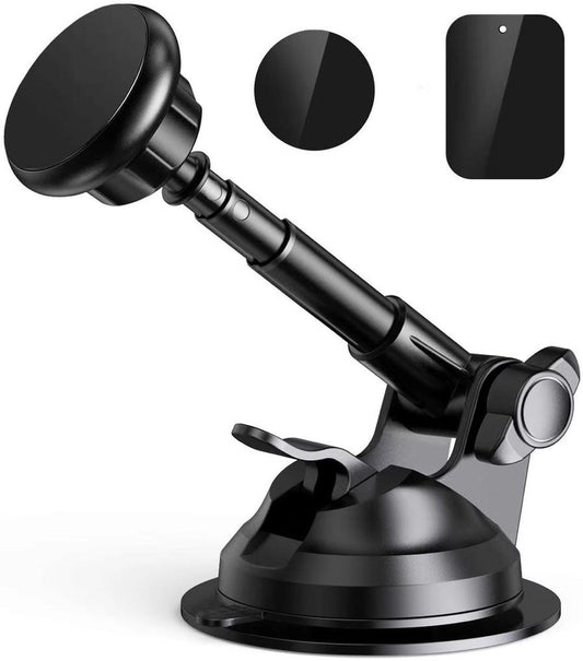JMT-841866 360-Degree Rotating Suction Cup Telescopic Magnet Phone Holder for Cars, Home, and Office