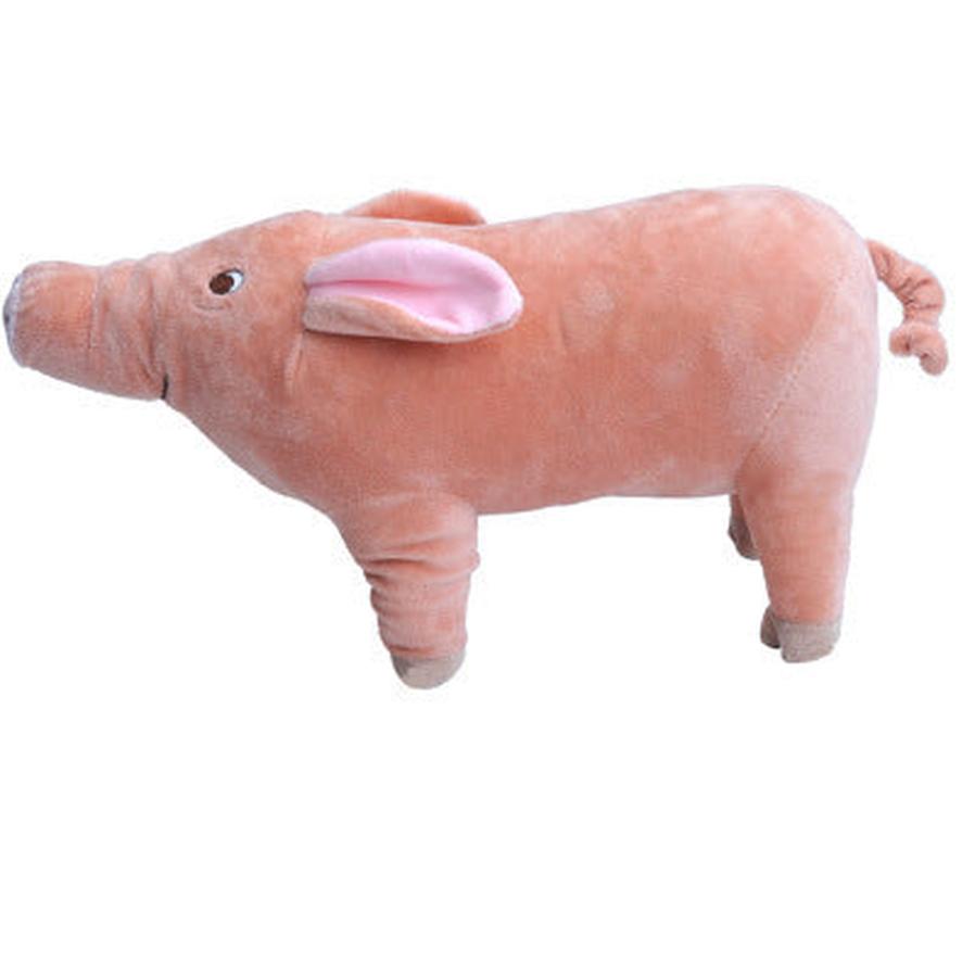 JMT-841994 Luxury Plush Sleeping Pig Dog Toy - Available in 25CM, 35CM, 45CM, and 60CM Sizes