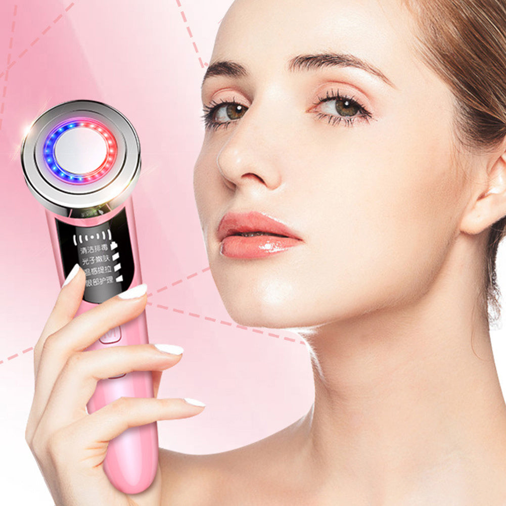 JMT-841994 Warm Skin Rejuvenation Facial Massager with Vibration and IPL Technology