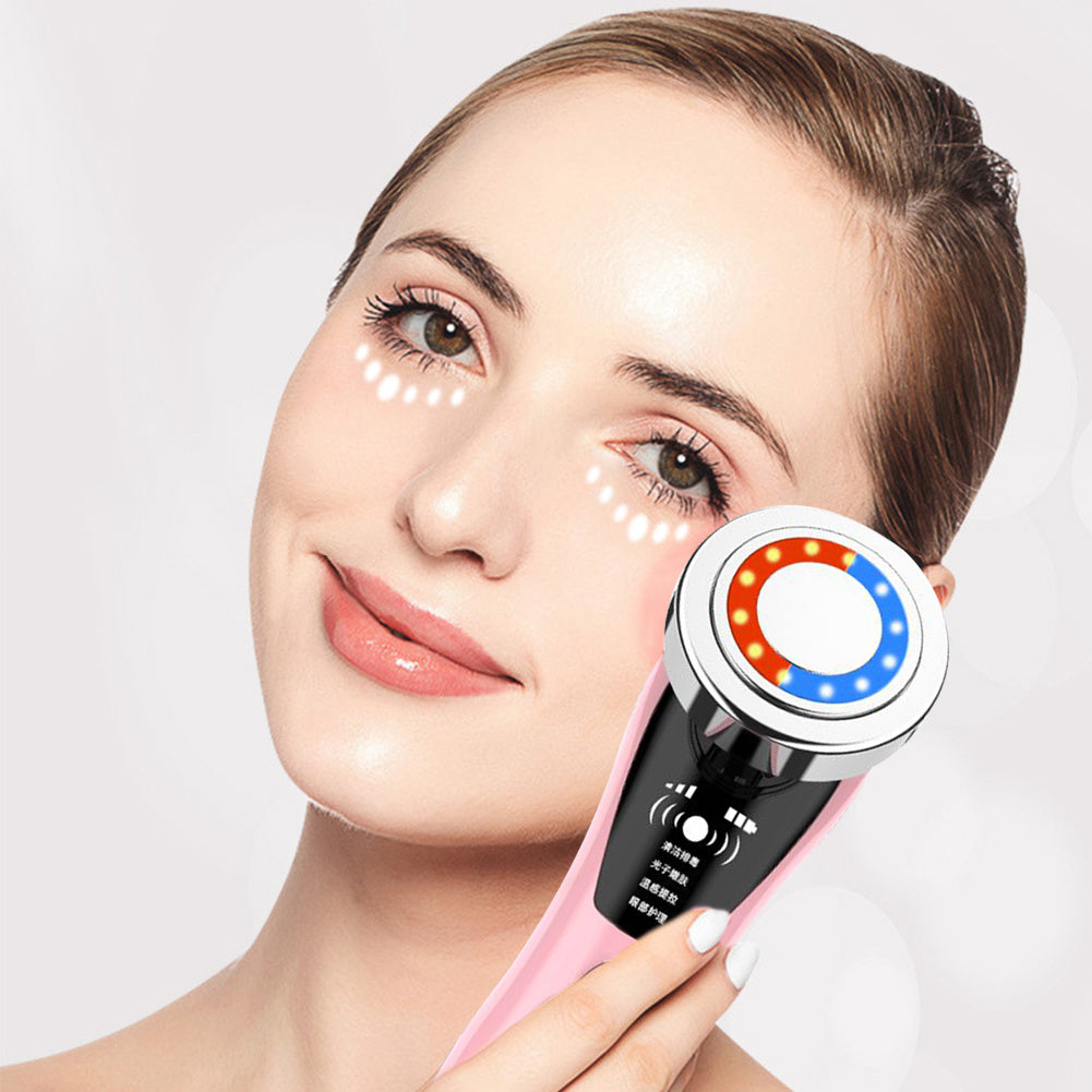 JMT-841994 Warm Skin Rejuvenation Facial Massager with Vibration and IPL Technology