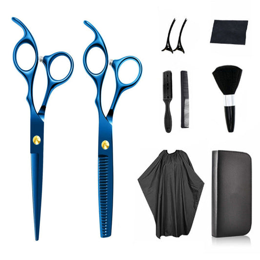 JMT-842250 Professional Stainless Steel Hair Cutting Scissors Set for Salon Use - 6.0 Inches, Straight Blade, Ergonomic Handle