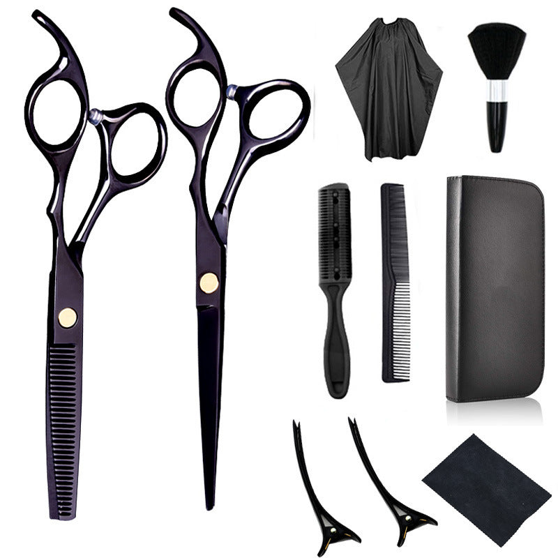 JMT-842250 Professional Stainless Steel Hair Cutting Scissors Set for Salon Use - 6.0 Inches, Straight Blade, Ergonomic Handle