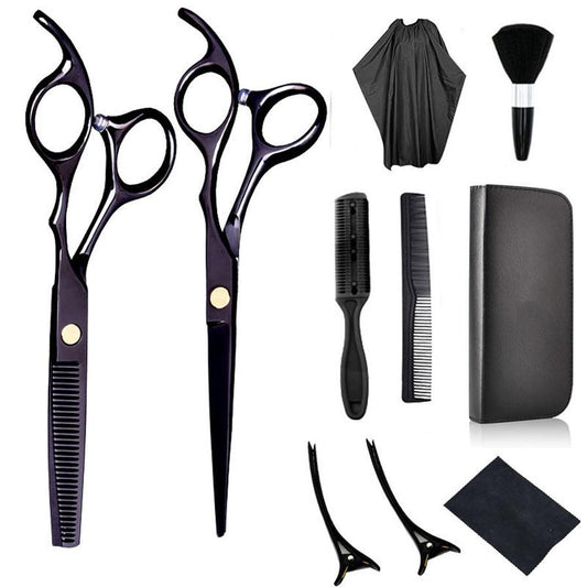 JMT-842250 Professional Stainless Steel Hair Cutting Scissors Set for Salon Use - 6.0 Inches, Straight Blade, Ergonomic Handle