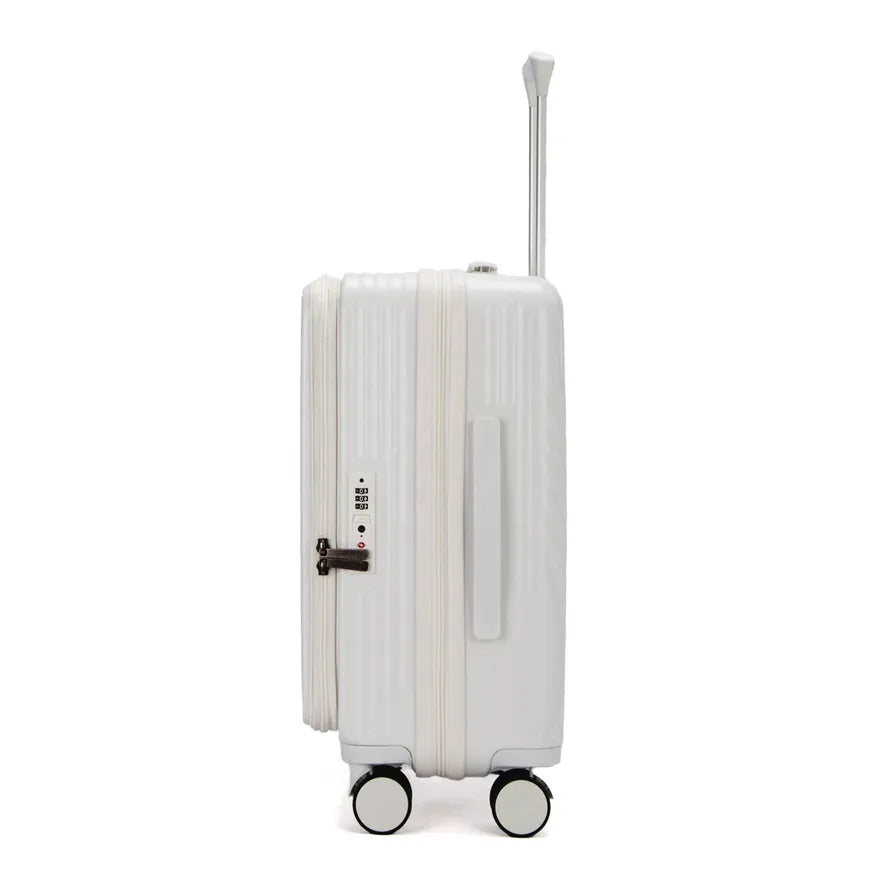 JMT-842570 Durable Hard Shell ABS Luggage Set with 4 Pack Travel Suitcases for Easy Mobility