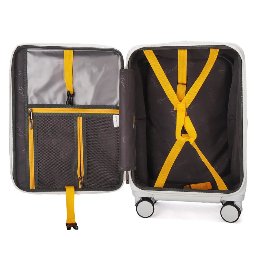 JMT-842570 Durable Hard Shell ABS Luggage Set with 4 Pack Travel Suitcases for Easy Mobility