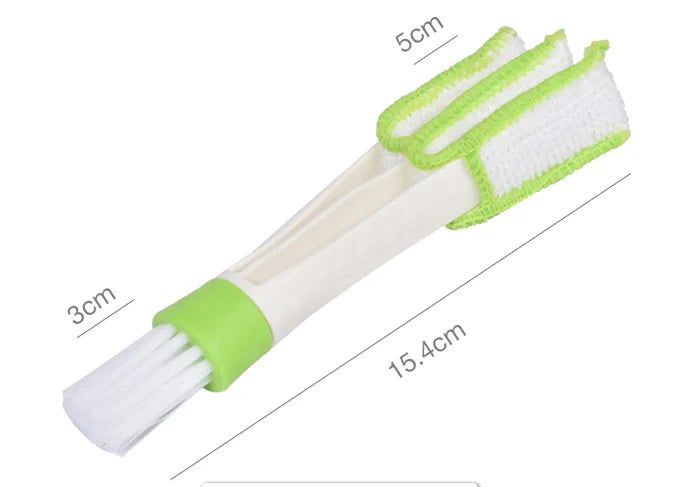 JMT-842634 Dual-Head Car Cleaning Brush for Air Conditioning Vents and Interior Surfaces