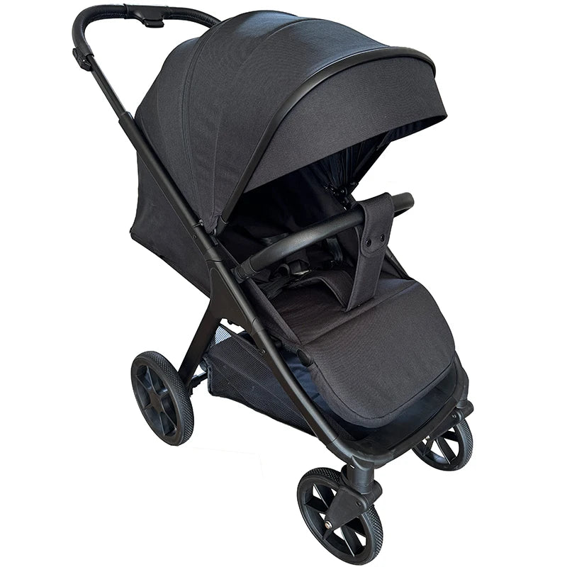 JMT-843146 Compact 3-in-1 Foldable Travel Stroller for Kids Over 3 Years with One-Foot Brake and Five-Point Safety Harness