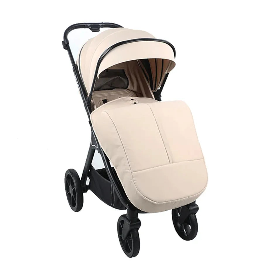 JMT-843146 Compact 3-in-1 Foldable Travel Stroller for Kids Over 3 Years with One-Foot Brake and Five-Point Safety Harness