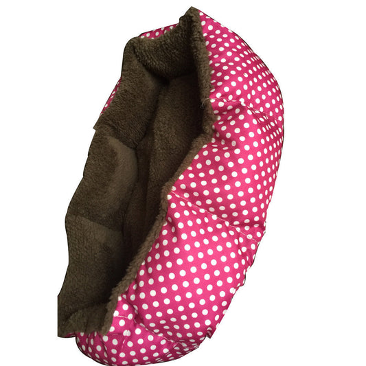 JMT-843466 Soft Fleece Cat Warm Bed - Cozy PP Cotton Pet Bed in Multiple Colors (35cm x 30cm)