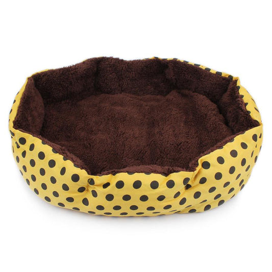 JMT-843466 Soft Fleece Cat Warm Bed - Cozy PP Cotton Pet Bed in Multiple Colors (35cm x 30cm)