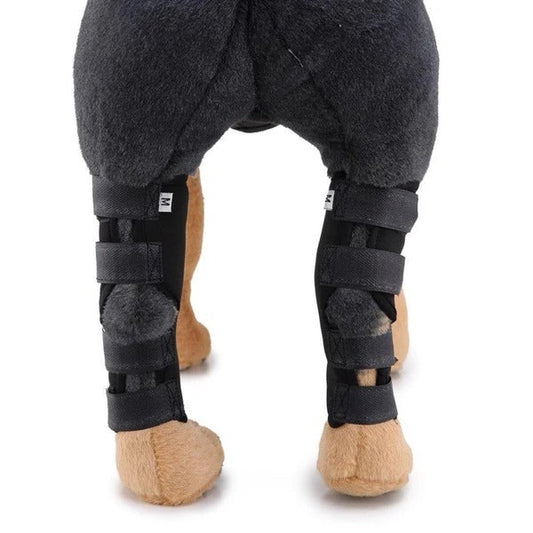 JMT-843786 Dog Leg Brace for Injury Recovery and Support - Adjustable, Comfortable Design, Ideal for Knee Injuries and Arthritis Management