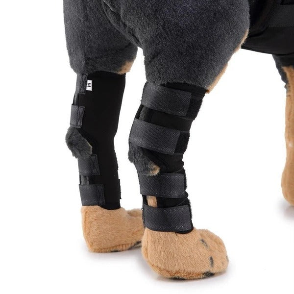 JMT-843786 Dog Leg Brace for Injury Recovery and Support - Adjustable, Comfortable Design, Ideal for Knee Injuries and Arthritis Management
