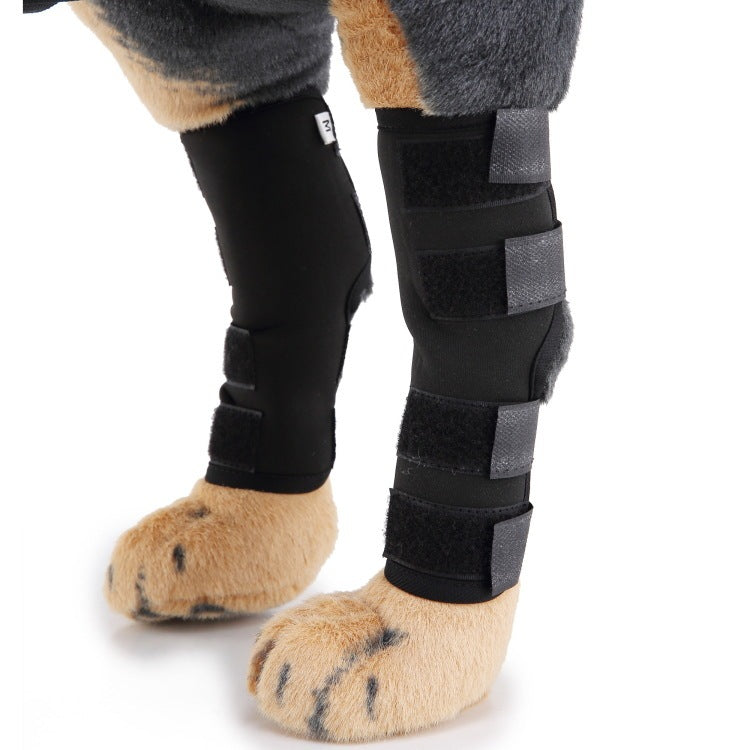 JMT-843786 Dog Leg Brace for Injury Recovery and Support - Adjustable, Comfortable Design, Ideal for Knee Injuries and Arthritis Management