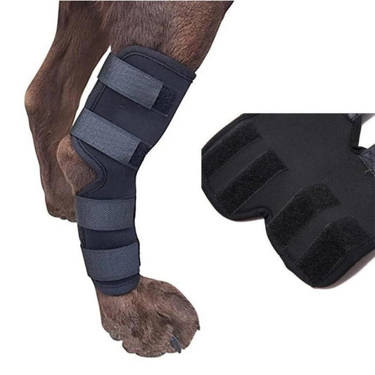 JMT-843786 Dog Leg Brace for Injury Recovery and Support - Adjustable, Comfortable Design, Ideal for Knee Injuries and Arthritis Management