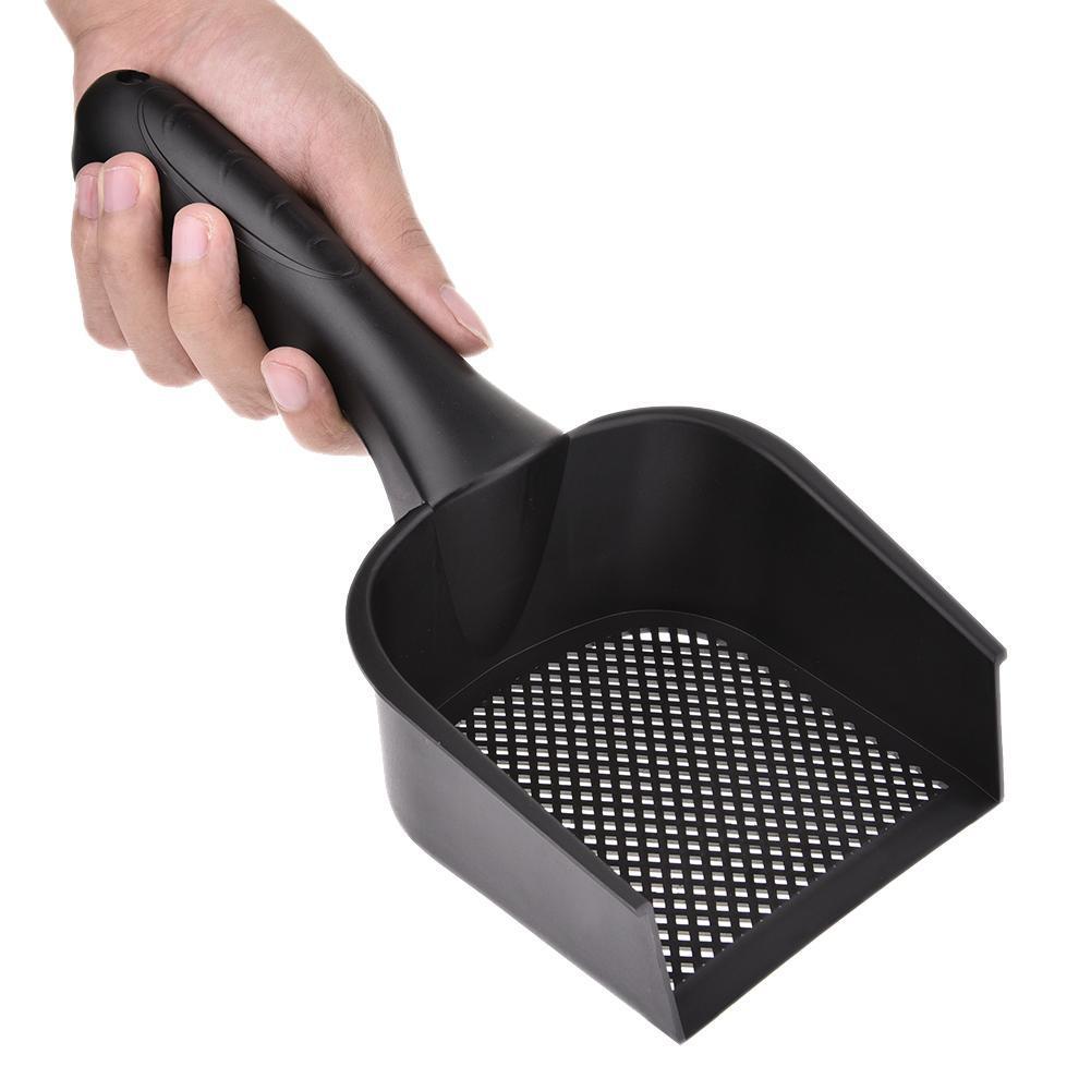 JMT-844170 Durable Indoor Cat Litter Scoop with Comfortable Handle - Eco-Friendly PVC, Portable Cleaning Tool