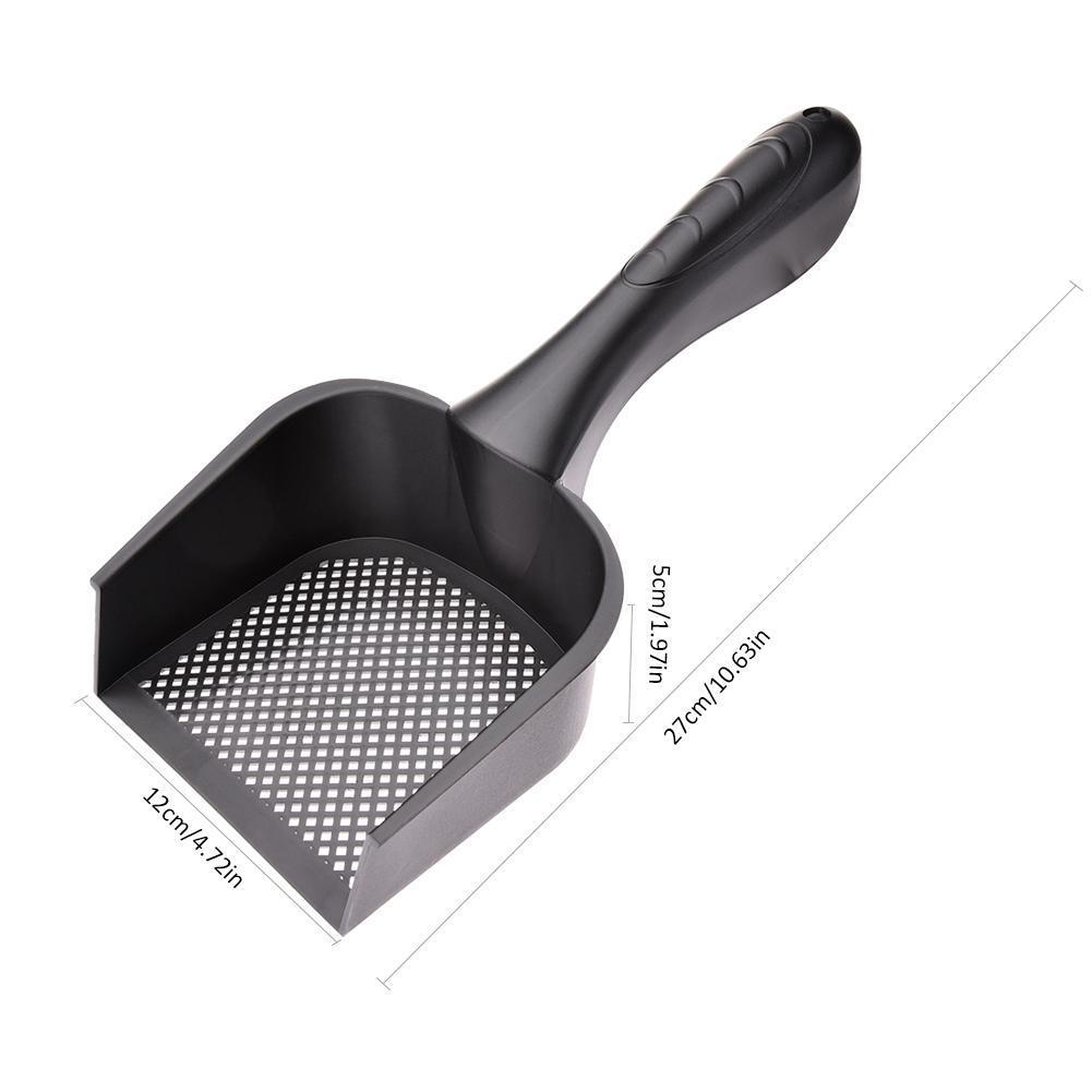 JMT-844170 Durable Indoor Cat Litter Scoop with Comfortable Handle - Eco-Friendly PVC, Portable Cleaning Tool