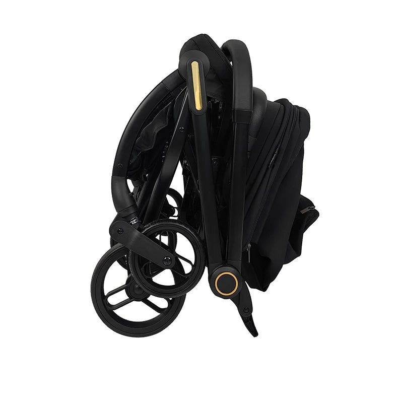 JMT-844298 Portable 2-in-1 Baby Trolley Pram with Five-Point Safety Belt for Newborns