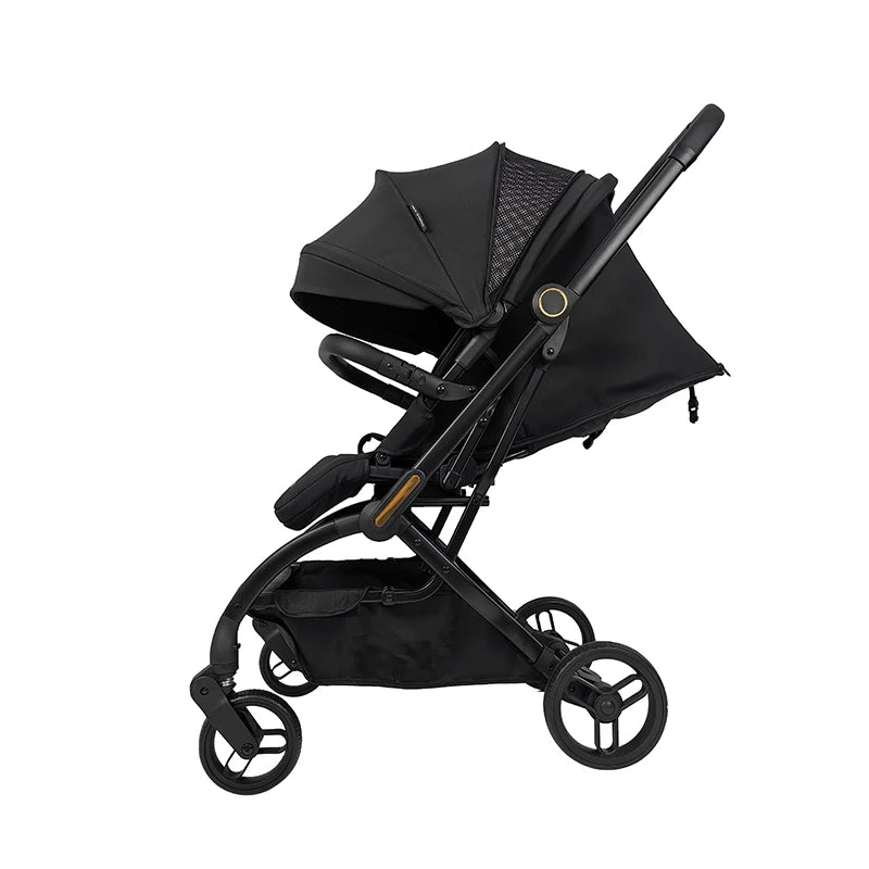 JMT-844298 Portable 2-in-1 Baby Trolley Pram with Five-Point Safety Belt for Newborns