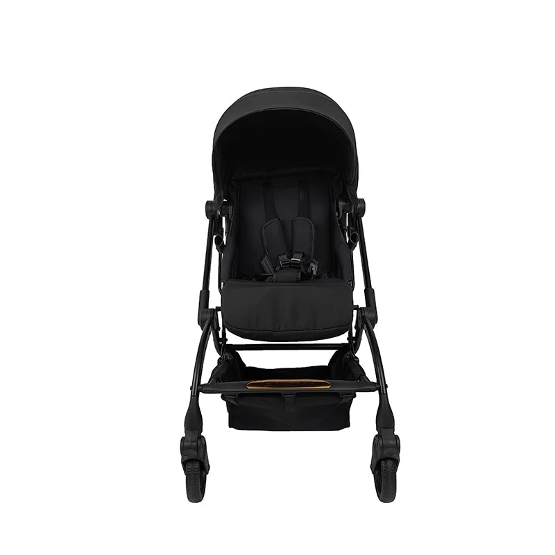 JMT-844298 Portable 2-in-1 Baby Trolley Pram with Five-Point Safety Belt for Newborns