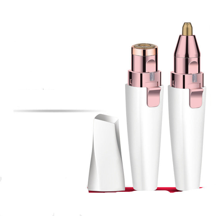 JMT-844298 USB Rechargeable 2-in-1 Lipstick Shaver and Eyebrow Trimmer for Smooth Hair Removal